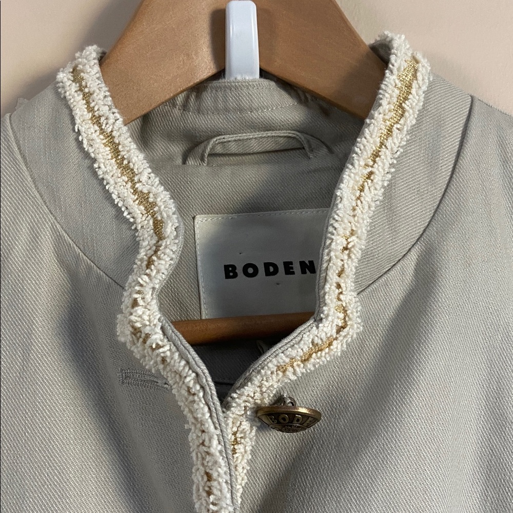Boden Greenwich Military Embroidered Jacket Size 4 - Picture 6 of 12
